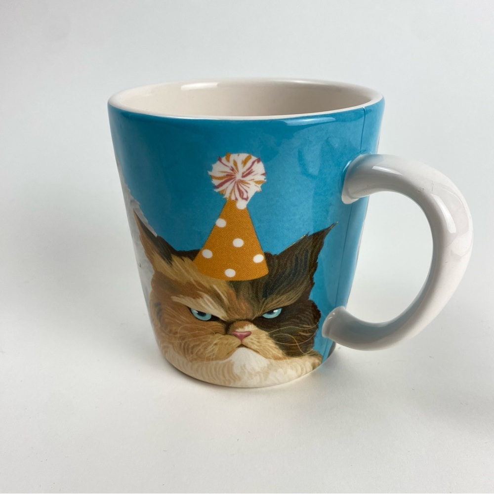 Ironstone Cat Coffee Mug by Pier One